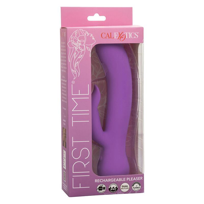 FIRST TIME VIBRATOR PLEASER RECHARGEABLE PURPLE