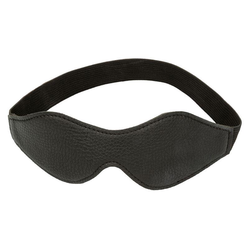 NOCTURNAL EYE MASK PVC LEATHER BLACK