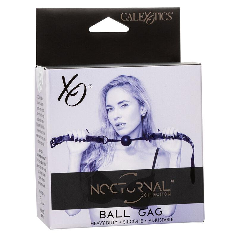 NOCTURNAL BALL GAG SILICONE BLACK
