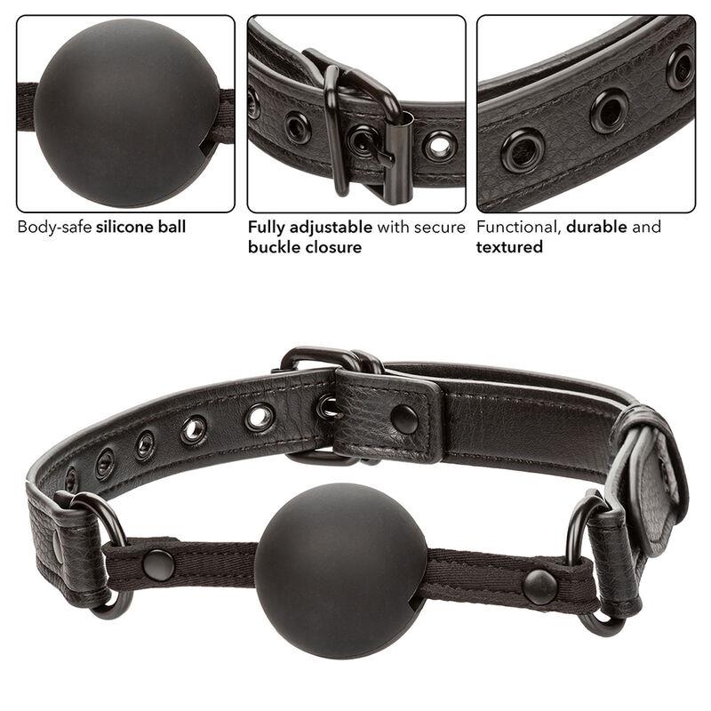 NOCTURNAL BALL GAG SILICONE BLACK