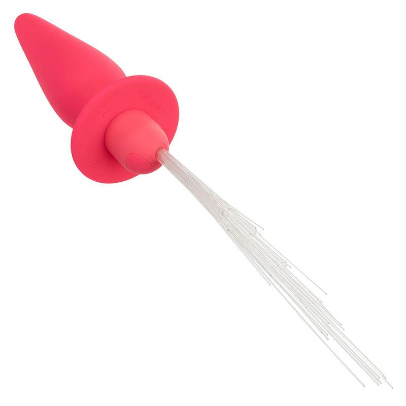 SOUTHERN LIGHTS LIGHT UP ANAL PLUG 10 VIBRATIONS SILICONE PINK