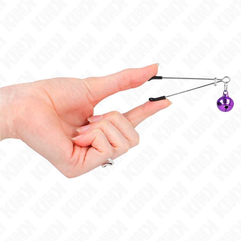 TANAK ZVONO NIPPLE CLAMPS LJUBIČASTA 7 CM