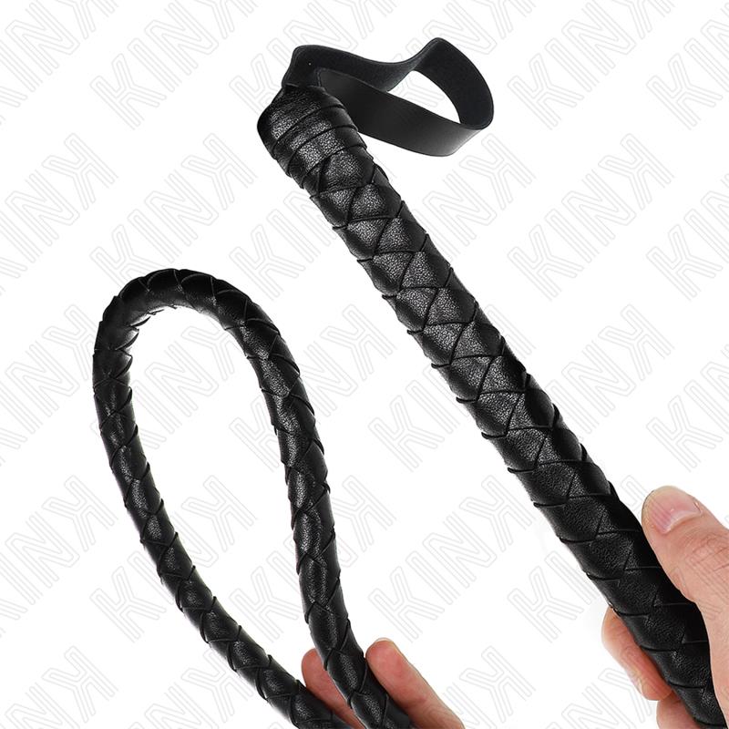 LONG BLACK SNAKE WHIP 210 CM
