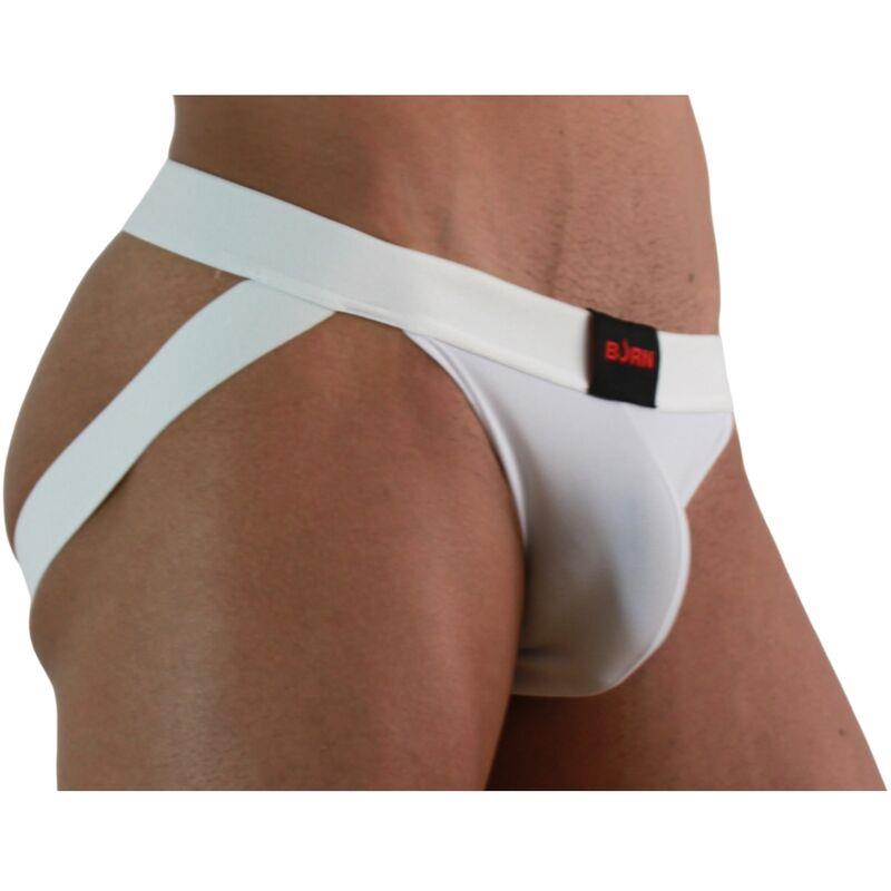 007 JOCK LYCRA WHITE S