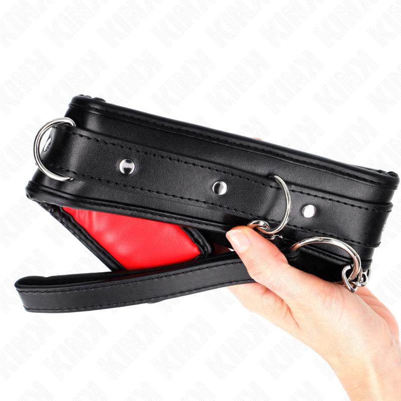 OVRATNICA Z ZAPENJALKO IZ SPUŽVASTEGA USNJA MODEL 3 NASTAVLJIVA 37-54 CM X 3 CM