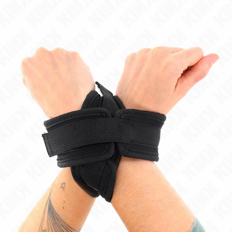 CROSS CUFFS BLACK 34 X 5.5 CM