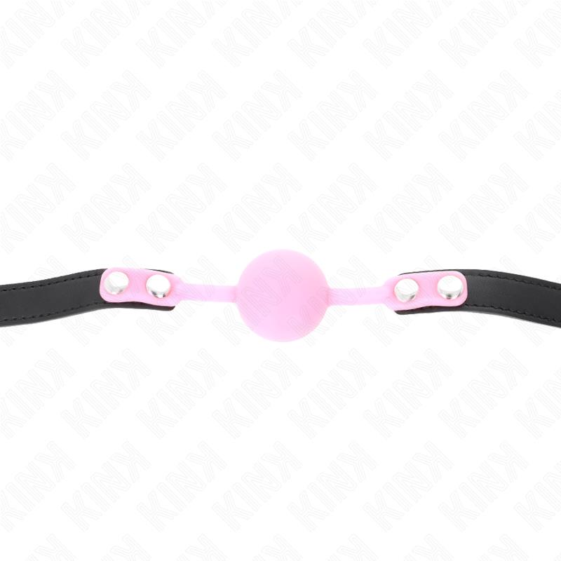 LUMINOUS SILICONE BALL 4 CM GAG 60 x 2 CM