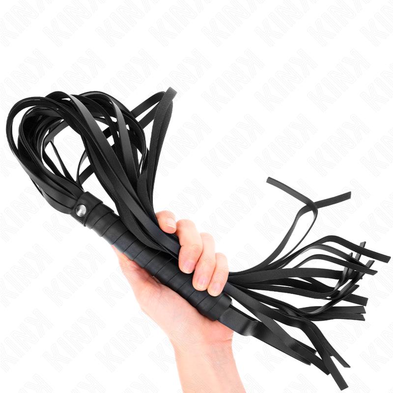 NEGRO SHORT HANDLE LONG TAIL WHIP 70 CM