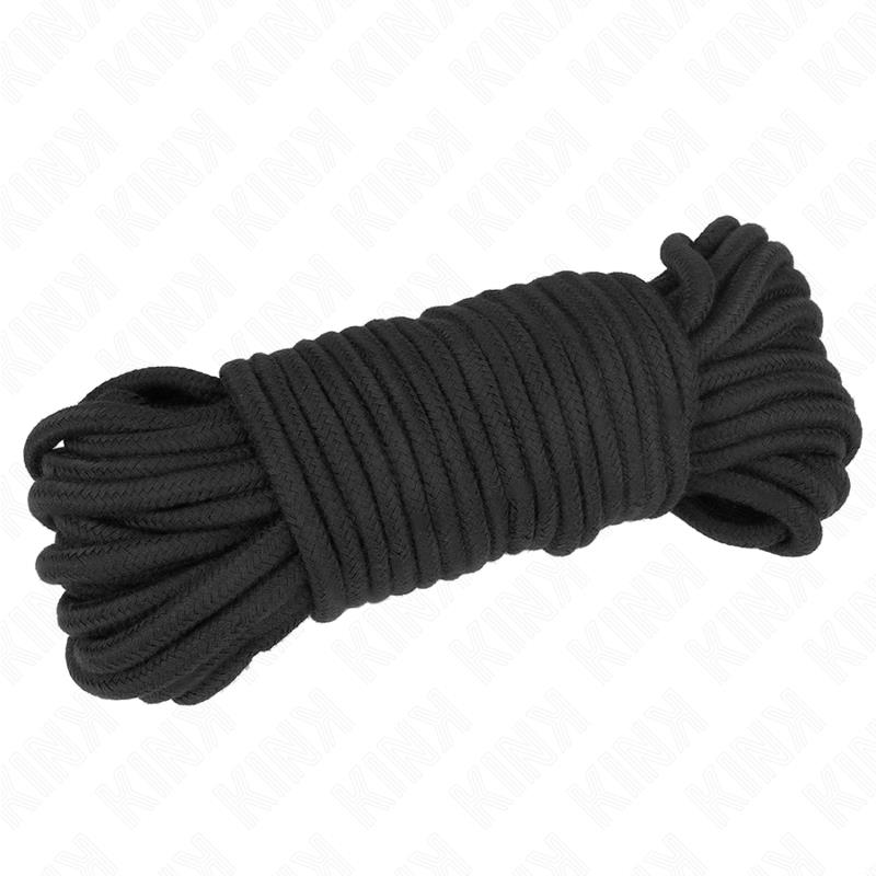 COTTON ROPE 20 METER BLACK