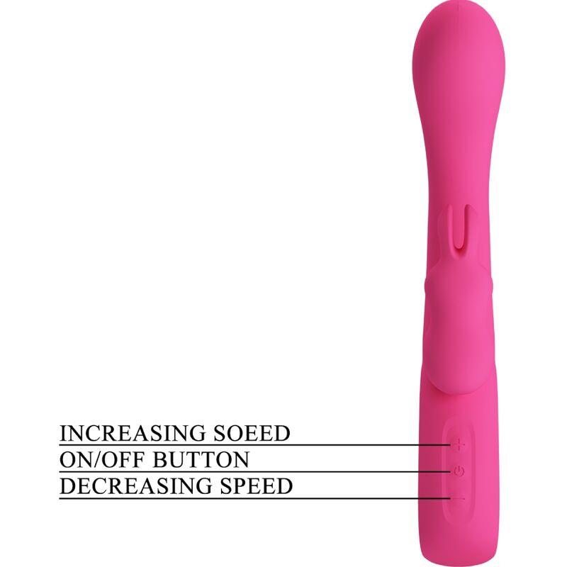 NOVAK RABBIT VIBRATOR 12 VIBRATIONS PINK