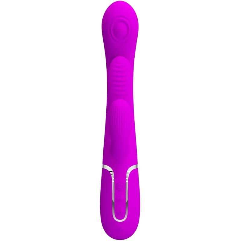 SHANIA TRIPLE RABBIT VIBRATOR MULTIFUNCTION PINK