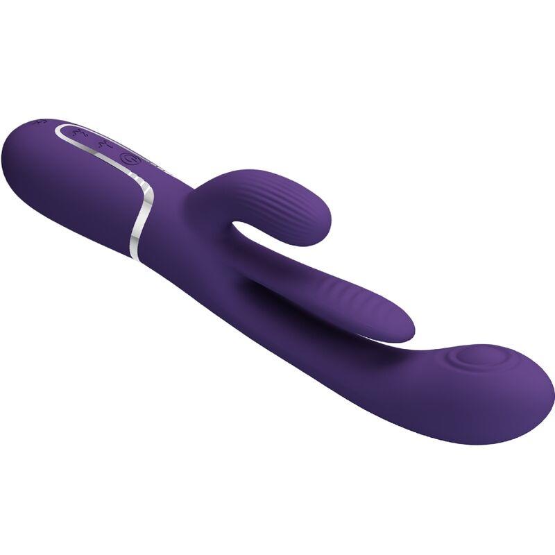 SHANIA TRIPLE RABBIT VIBRATOR MULTIFUNCTION PURPLE