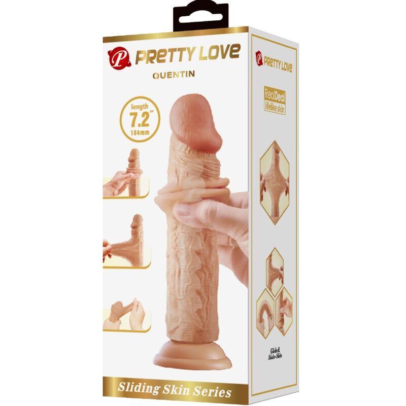 QUENTIN REALISTIC DILDO 18 CM FLESH