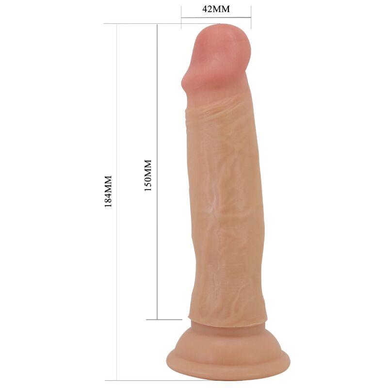 QUENTIN REALISTIC DILDO 18 CM FLESH