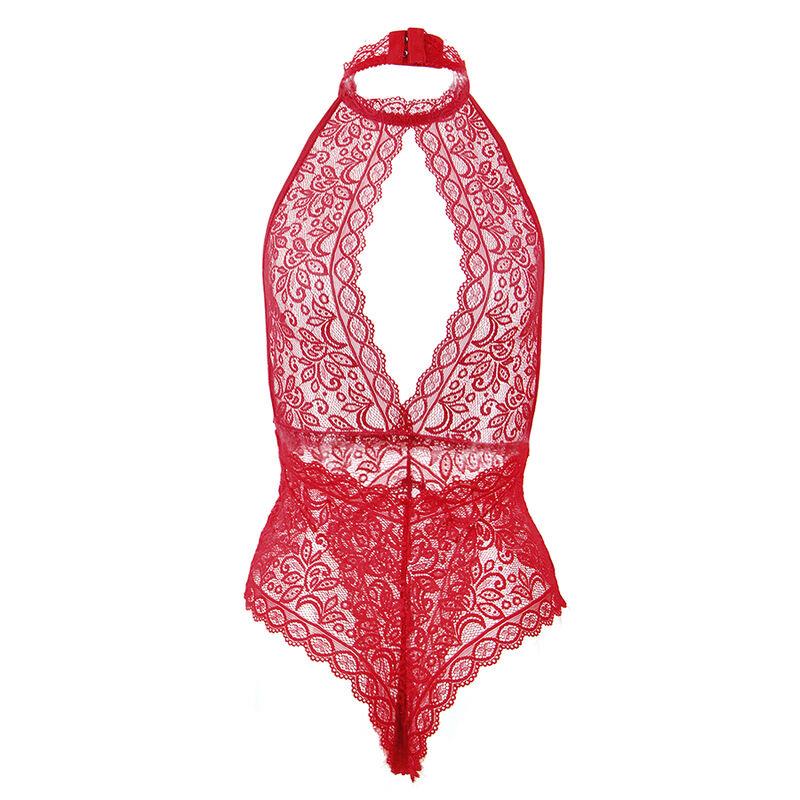 953881 OPEN CUP BODYSUIT RED L/XL