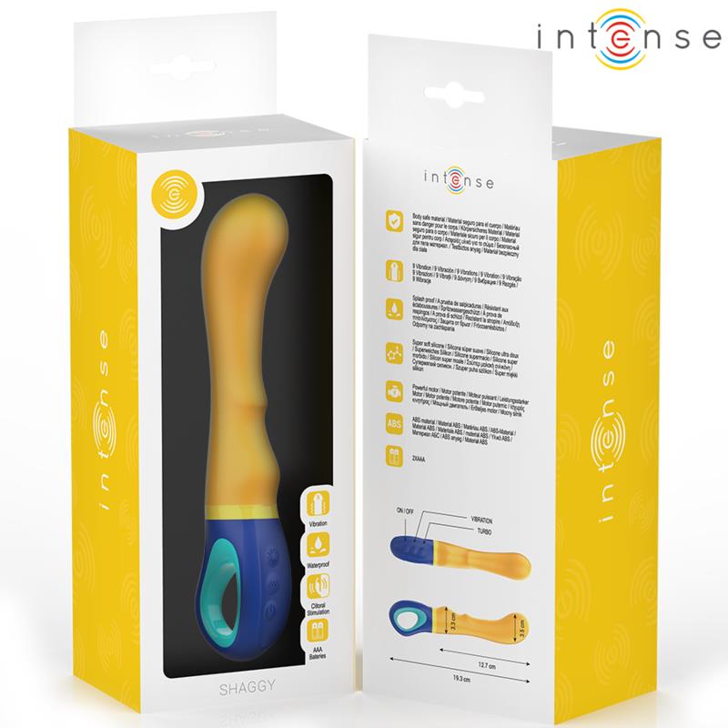 SHAGGY G-SPOT VIBRATOR YELLOW