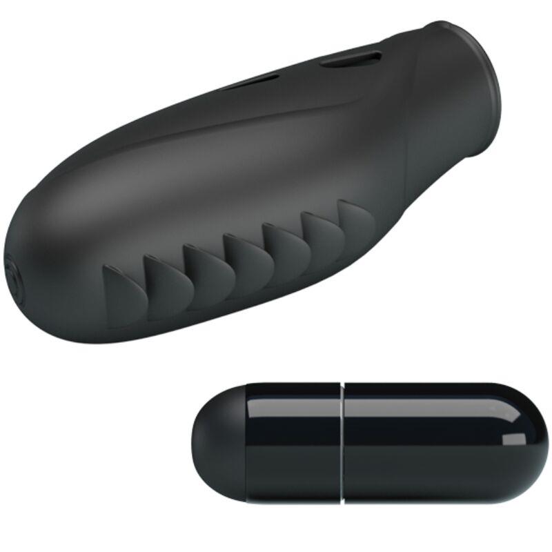 GILO SILICONE FINGER VIBRATOR BLACK