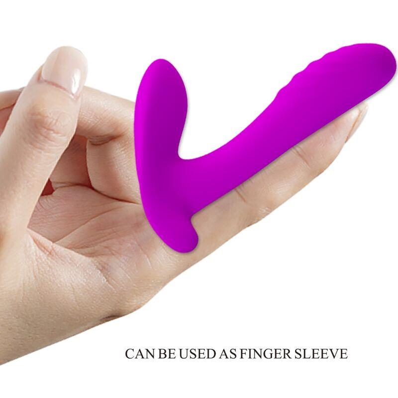 MASSAGER & VIBRATOR 12 VIBRATIONS REMOTE CONTROL PURPLE
