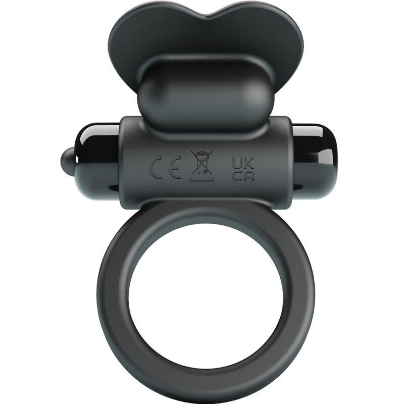 DEBONAIRE VIBRATING RING RABBIT 10 VIBRATIONS BLACK