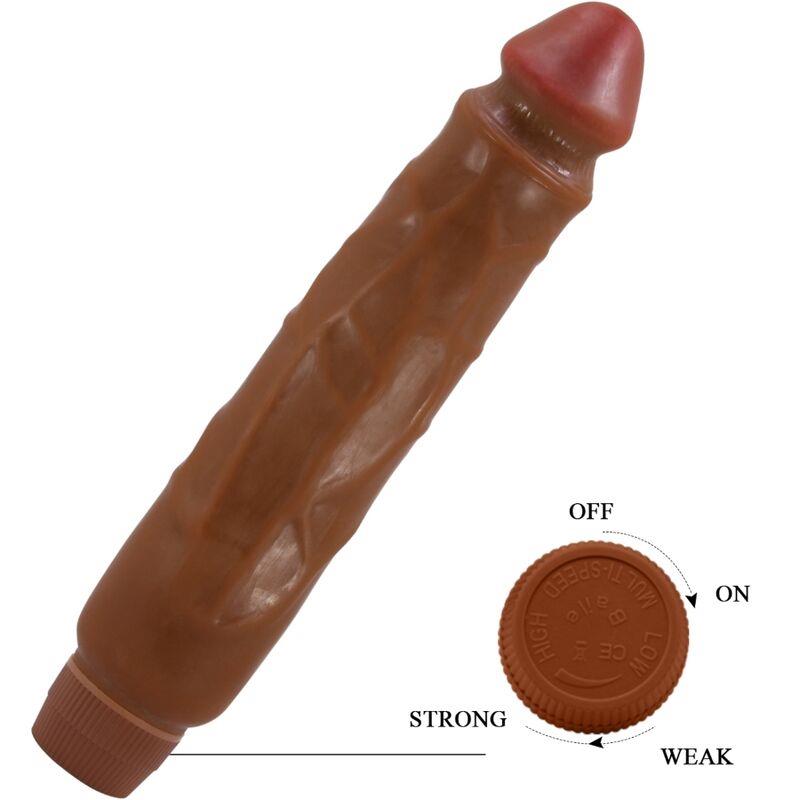JACK REALISTIC VIBRATOR 26 CM MULATTO