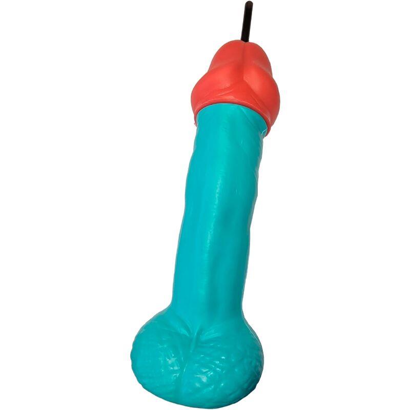 BLUE PLASTIC PENIS CUP