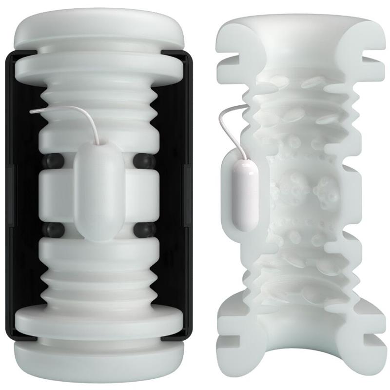 DJ GIRL MALE MASTURBATOR WITH VIBRATION 5 SETTINGS NEGRO