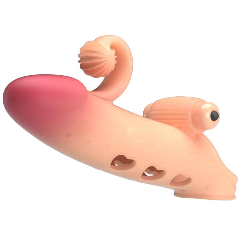 VIBRATING PENIS SLEEVE NATURAL