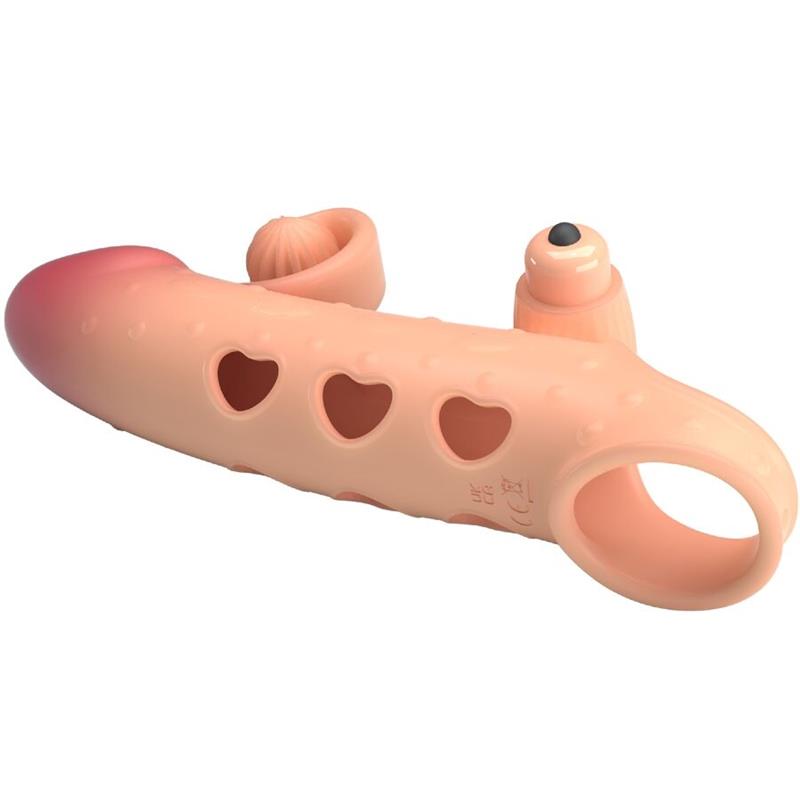 VIBRATING PENIS SLEEVE NATURAL