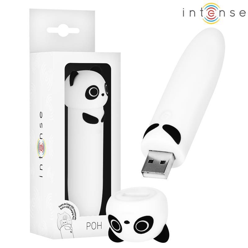 POH PANDA VIBRIRAJOČA KROGLA USB POLNJENA 10 X 2.2 CM