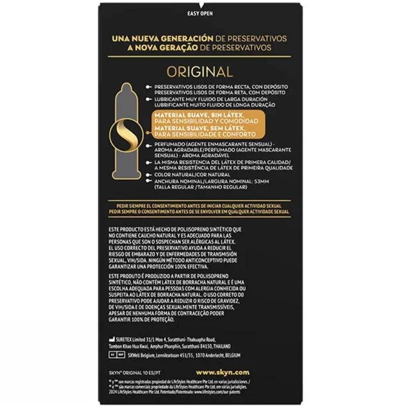 ORIGINAL CONDOM NATURAL SENSATION 10 UNITS