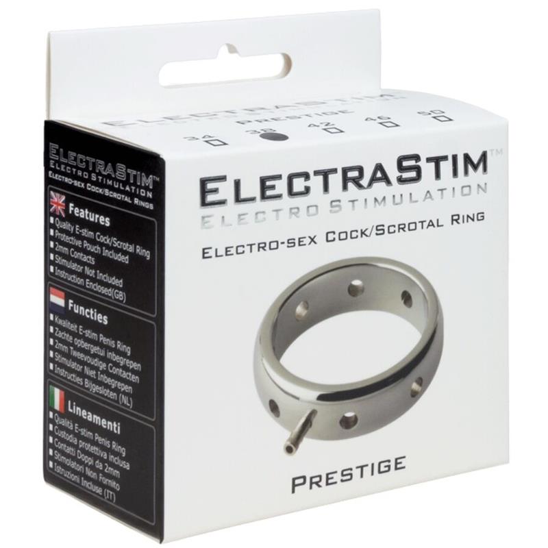 PRESTIGE ELEKTROMAGNETSKI METALNI PRSTEN ZA PENIS 42 MM