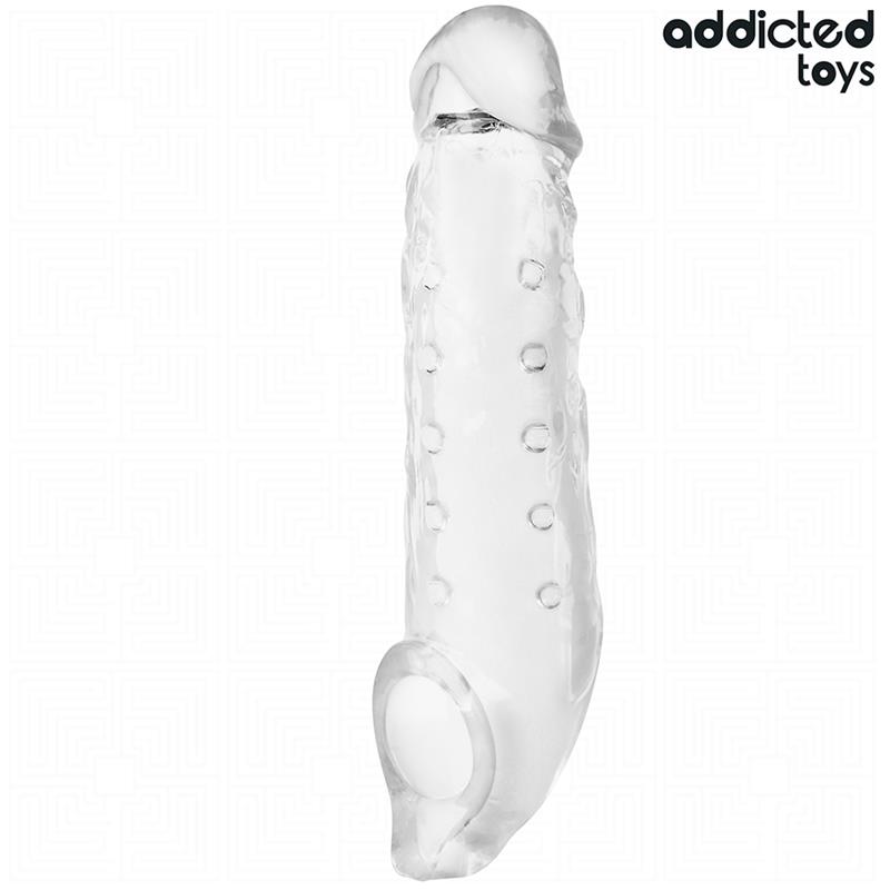TRANSPARENT PENIS EXTENSON SIZE S 23 CM