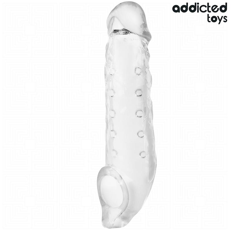 TRANSPARENT PENIS SHEATH SIZE M 27 CM