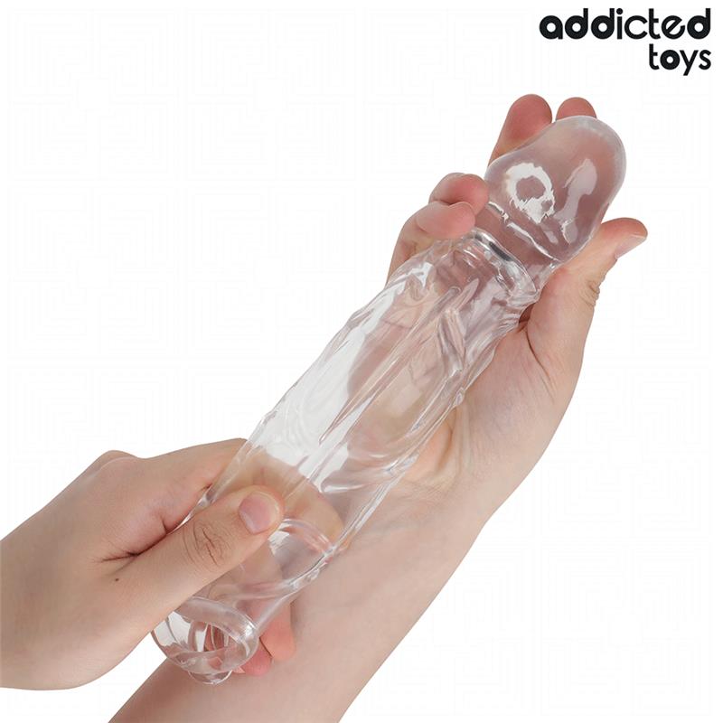 TRANSPARENT PENIS EXTENSON 27 CM