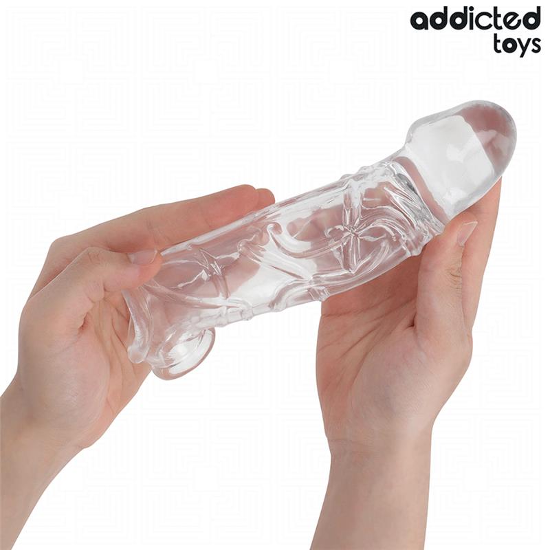 TRANSPARENT PENIS EXTENSON 27 CM