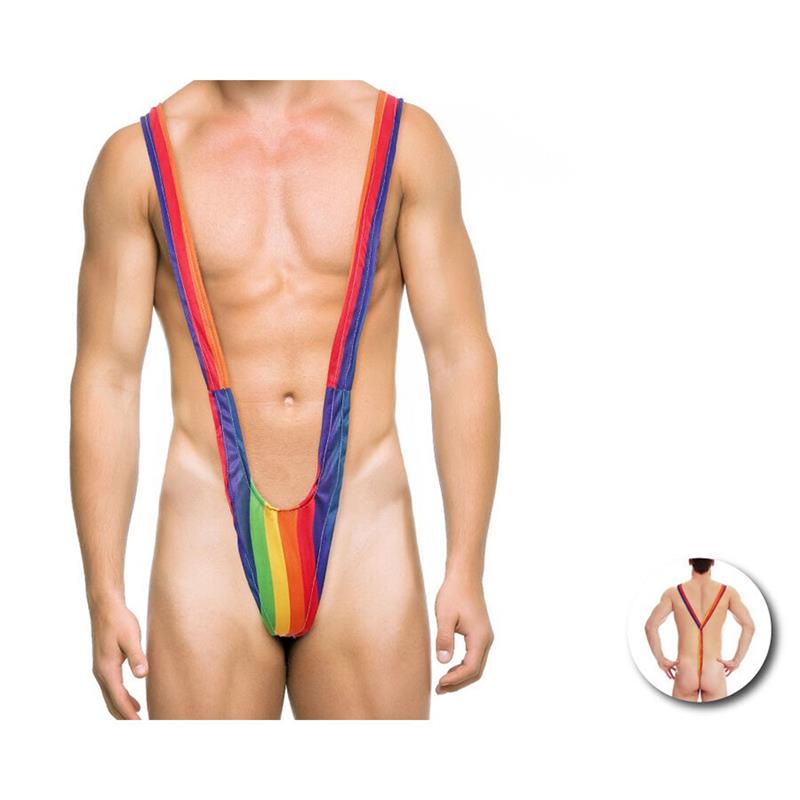 MEN'S TRIKINI RAINBOW FLAG