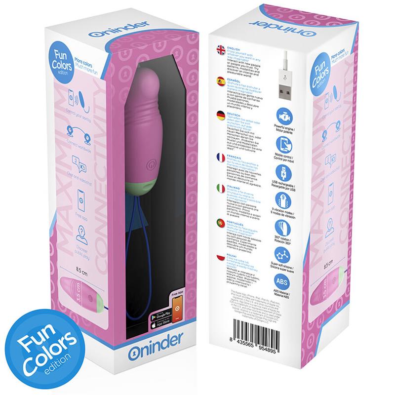 LOVE PLEASURE VIBRO-ROTATING EGG 360 SILICONE - FREE WORLDWIDE APP