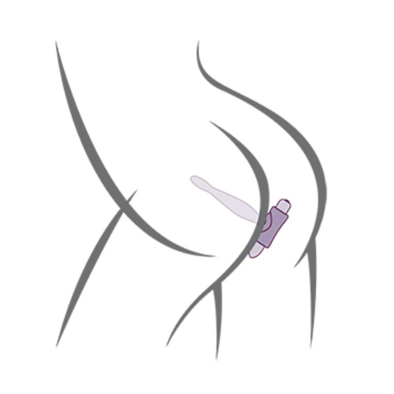 PETITE SENSATIONS TEAZER ANAL PLUG VIBRATOR PURPLE