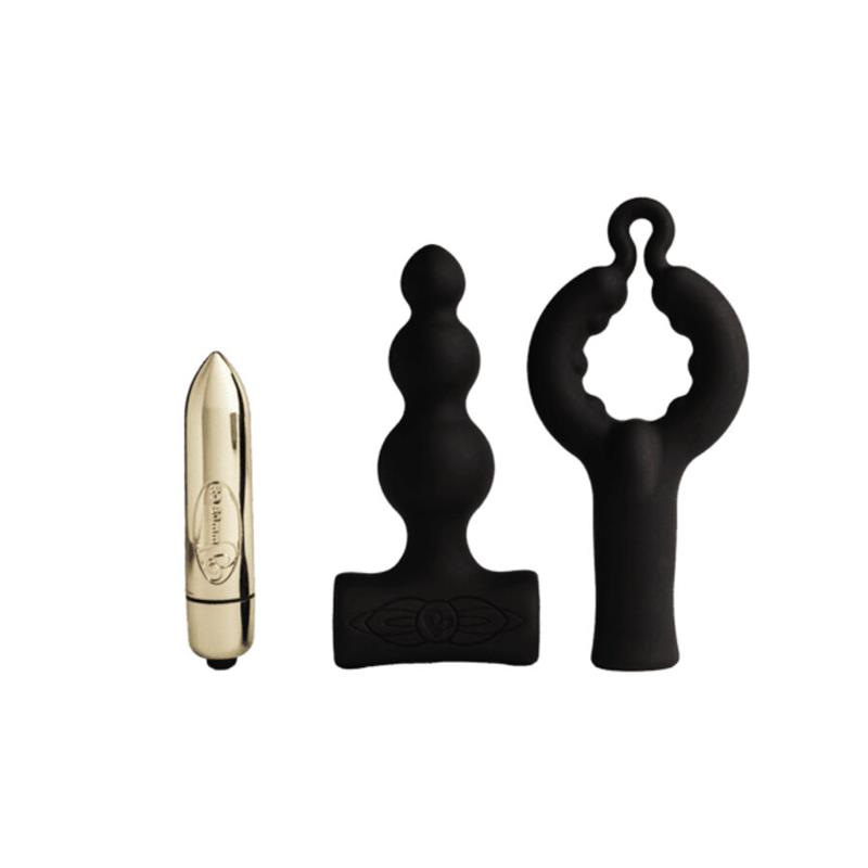 PETITE SENSATIONS BUBBLES ANAL PLUG VIBRATOR BLACK