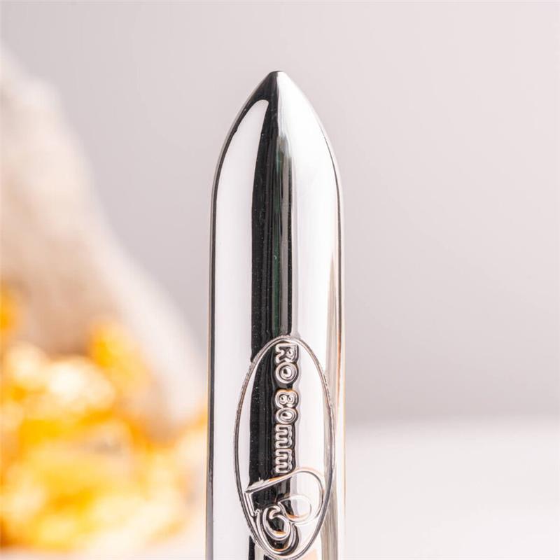 RO-80 CHROME VIBRATING BULLET SILVER
