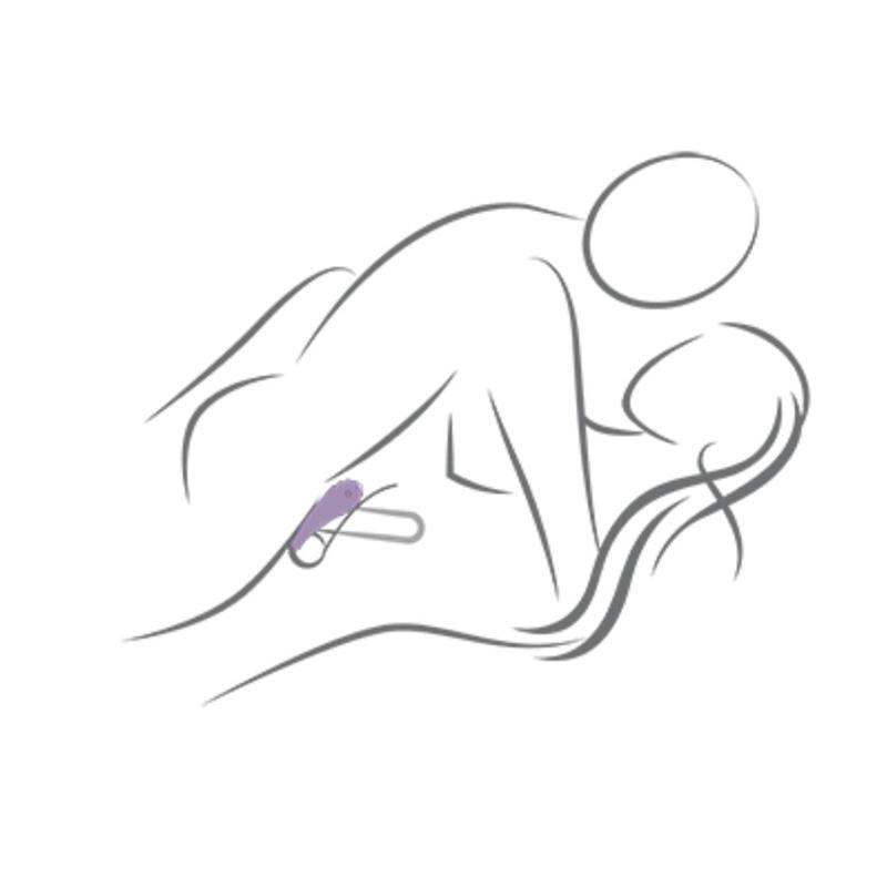 SPIRE BLACK VIBRATING PENIS RING