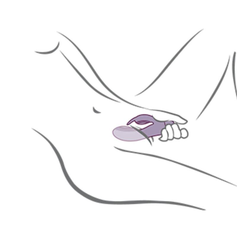 GLO- GIRL PURPLE RABBIT VIBRATOR