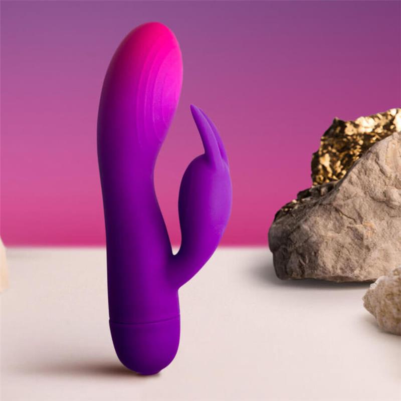 GLO- GIRL PURPLE RABBIT VIBRATOR