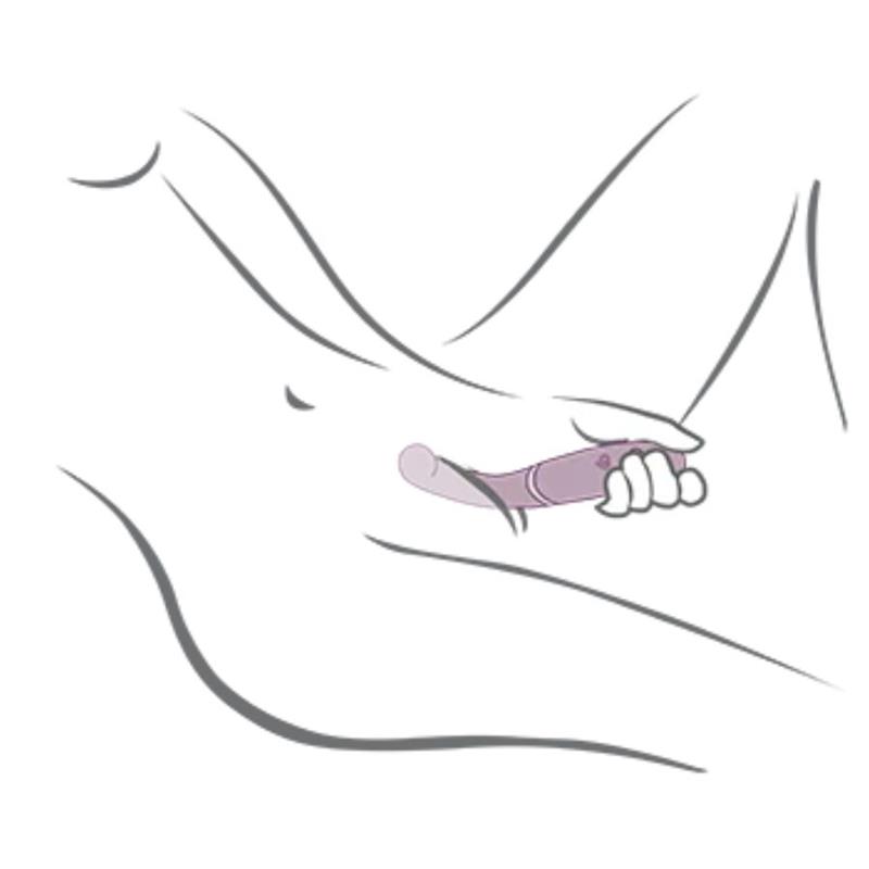 GEMINI DUAL VIBRATOR G-SPOT CLITORIS STIMULATOR PURPLE