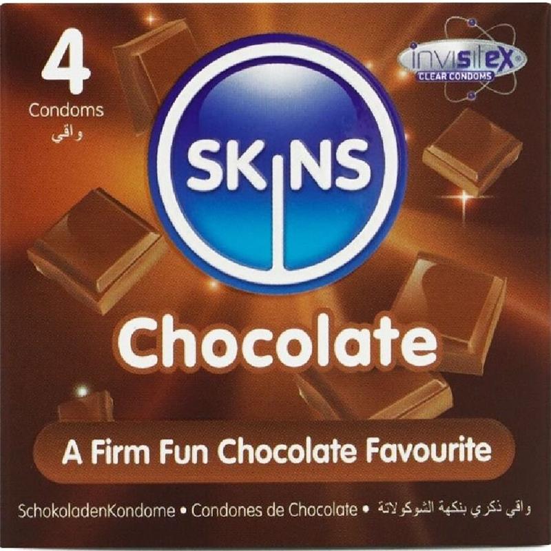 CHOCOLATE PREMIUM CONDOMS PACK 4