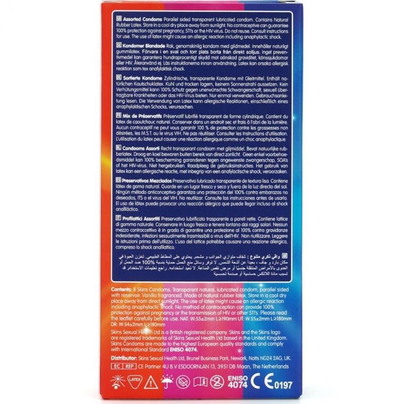 ASSORTED PREMIUM CONDOMS PACK 8