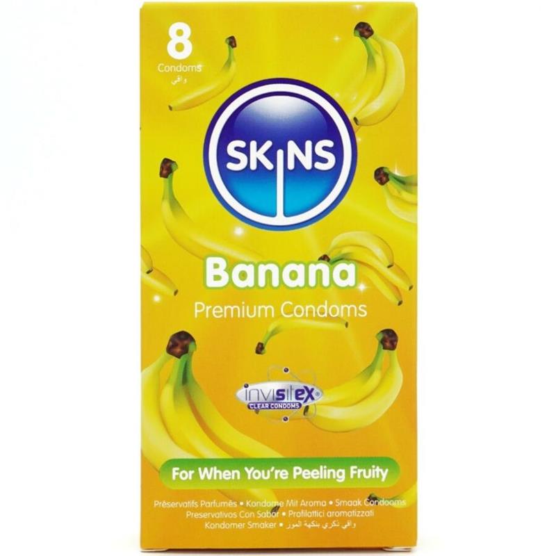 BANANA PREMIUM CONDOMS PACK 8