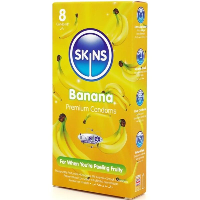 BANANA PREMIUM CONDOMS PACK 8