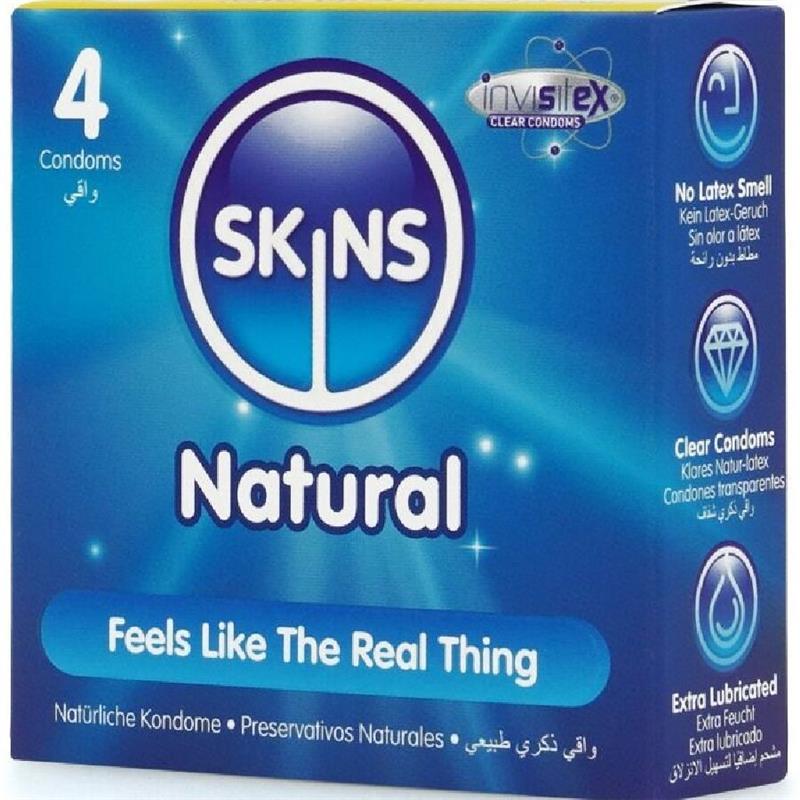 NATURAL PREMIUM CONDOMS PACK 4