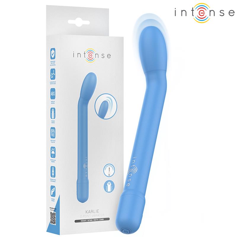 KARLIE RECHARGEABLE G-SPOT STIMULATOR BLUE